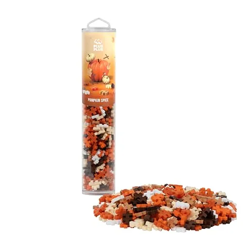 Plus-Plus - 240 Kreativ Bausteine Kürbis, Pumpkin Spice