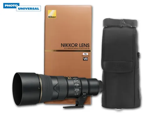 Nikon Nikkor AF-S 500 mm 1:5,6E PF ED VR - Hochwertiges Teleobjektiv - Objektive: 500 mm Festbrennweite für beeindruckende Nahaufnahmen, ideal für Sport- und Tierfotografie, kompatibel mit Nikon Kameras.