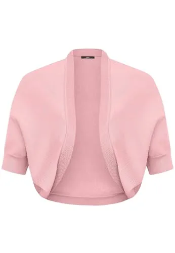 zero Damen Bolero Kurzarm M in Bridal Rose - Eleganter Bolero in festlichem Design, oversized Passform mit eng anliegenden Ärmeln. Ideal für besondere Anlässe und vielseitig kombinierbar.