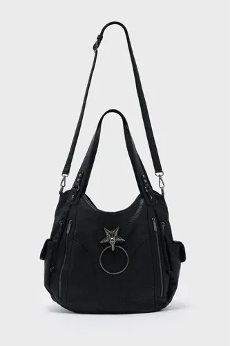 Killstar Handtasche Damen Prince Of Beasts – Schwarz - Stilvolle Handtasche Prince Of Beasts von Killstar aus 100% Polyurethan, perfekt für Fans des Mystischen. Ein außergewöhnliches Accessoire für deinen Alltag!