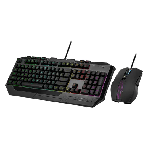 Cooler Master Devastator 3 RGB - Tastatur-und-Maus-Set - Gaming Tastaturen mit RGB-Hintergrundbeleuchtung, ideal für Gamer, die ein stylisches und funktionales Setup suchen.