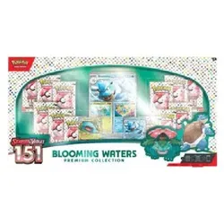 Pokémon 151 Blooming Waters Premium Collection - NEU & SEALED - Exklusive 151 Edition des Pokémon TCG, ideal für Sammler und Spieler, in Originalverpackung für besten Spielspaß.