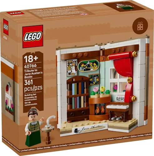 Lego 40766 - Hommage an die Bücher von Jane Austen - LEGO (R) Komplette Sets & Packs, limitierte Auflage mit 361 Teilen, ideal für Jane Austen-Fans und Sammler.
