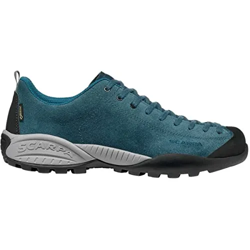 Scarpa Mojito GTX petrol (977) Größe 46,5 - Wanderschuhe mit wasserdichter Gore-Tex-Membran und Vibram-Sohle für besten Grip. Ideal für Alltag und Outdoor-Aktivitäten, bietet dieser Schuh Komfort und Stil in jeder Situation.