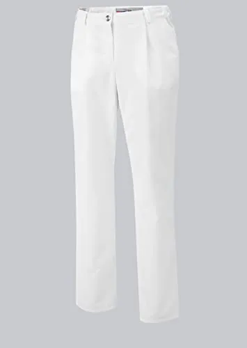 BP 1647-400-21-46s Damen Arbeitshose - Professionelle Arbeitshose mit Bundfalten für optimale Passform; strapazierfähiges Mischgewebe aus 65% Polyester und 35% Baumwolle für hohen Tragekomfort und Farbbeständigkeit.