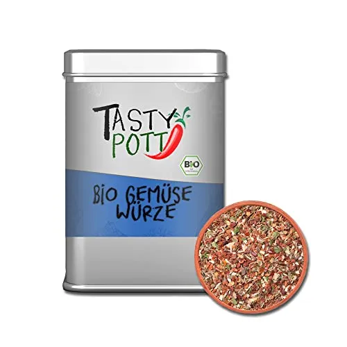 Tasty Pott Gewürzmischungen 2 I Gewürze I Kräuter Mix I Herbs I Spices I Tofu I Gemüse I Aromatisch (Bio Gemüse Würze 70g)