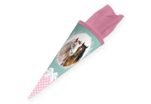 itenga Schultüte itenga Geschwister Schultüte 35cm Pferde