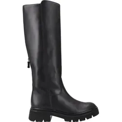 GABOR Damen Stiefel Gr. 40, Varioschaft, schwarz - Klassische Langschaftstiefel aus Kalbsleder und Textil mit bequemer Best Fitting-Ausstattung für optimalen Tragekomfort. Ideal für stilvolle Auftritte!