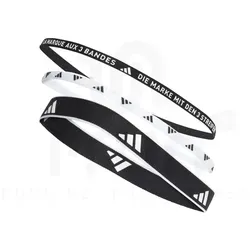 adidas Head Band 3er-Pack Schwarz TU
