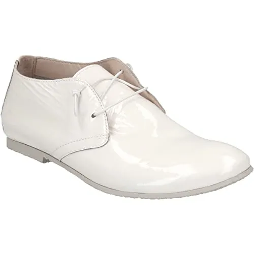 Donna Carolina Schnürschuhe 47.673.027, Lack/Brush, Weiß, Damen - Schnürer mit italienischem Flair, atmungsaktiv und für Einlagen geeignet – erleben Sie "La Dolce Vita" in Ihrem Alltag!