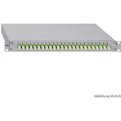 Rutenbeck 228030506 Spleissbox, ausziehbar, 19"/1HE, 6xSC-D, OM3, aqua