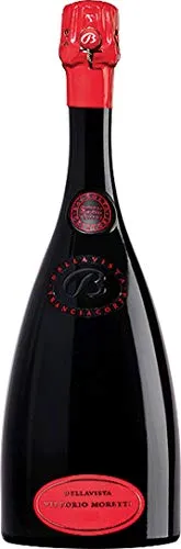 Bellavista Riserva Vittorio Moretti Extra Brut 0,75 l - Exquisiter Schaumwein mit intensiven Aromen von weißen Früchten und Zitrusblüten. Ideal für festliche Anlässe oder als Aperitif – ein wahrer Genuss mit einzigartigem Charakter!