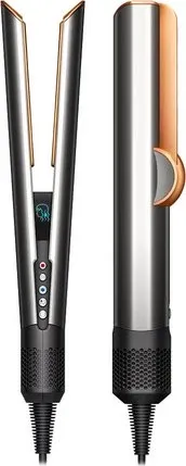 Dyson Airstrait Haarglätter Nickel Kupfer, 408202-01 - Trocknet und glättet gleichzeitig mit Luft, ohne Hitzeschäden für ein natürlich glattes Finish