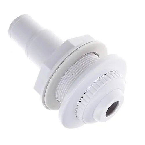 Amapool Einströmdüse 14 cm I Einlaufdüse für Pool mit Schlauchtülle 38/32mm I Standard Beckeneinlaufdüse I Pooldüse Verstellbarer Düsenkopf I 32mm und 38mm Schlauchanschluss I 14cm lang