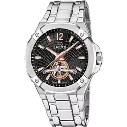 Jaguar J1007/4 Herren-Armbanduhr Automatik Silber - Elegante Automatik-Armbanduhr für Herren aus der Jaguar Balancier Kollektion. Hochwertiges Saphirglas und edles Edelstahlarmband sorgen für Stil und Langlebigkeit. Wasserdicht bis 10 bar.