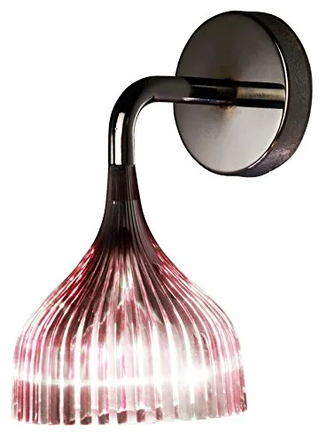 Kartell È Wandleuchte in Rosa - Elegante Wandleuchte von Ferruccio Laviani, aus hochwertigem polycarbonat, ideal für stilvolle Akzente in jedem Raum.