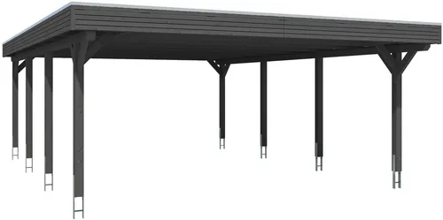 Skanholz Doppelcarport Spessart, BxT: 611x846 cm, 258 cm Einfahrtshöhe