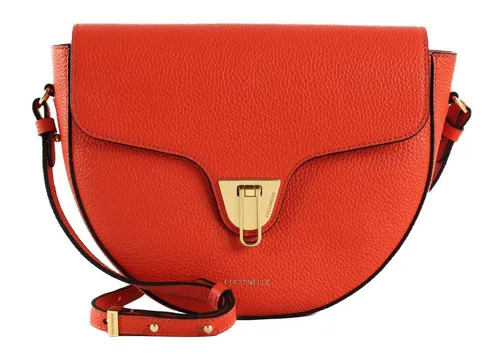 Coccinelle Beat Soft Umhängetasche rot E1MF6150101-R29 - Umhängetasche aus genarbtem Leder in elegantem Rot, ideal für stilvolle Auftritte und den täglichen Gebrauch.
