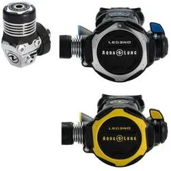 Aqualung Leg3nd Atemreglerset - Tauchen & Schnorcheln: Hochleistungs-Atemregler mit ergonomischem Venturihebel und Auto-Closure Device für maximale Sicherheit und Komfort unter Wasser.