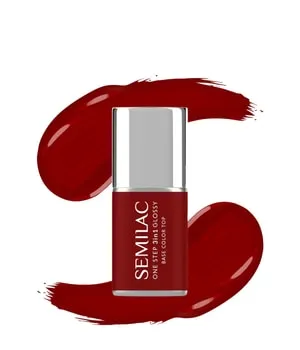 Semilac 3in1 One Step Glossy Gel Nagellack 7 ml S575 Dark Red