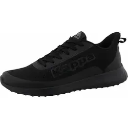 Kappa Herren Trainingsschuhe - Hallenschuhe in stilvollem Schwarz, ideal für Training und Freizeit, mit schnürbarem Synthetik-Obermaterial für optimalen Halt.