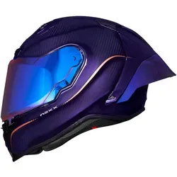Nexx X.R3R Hagibis Helm XL, lila für Männer - Motorradhelm mit ECE 22-06 Zertifizierung, X-Pro Carbon Schale und aerodynamischer Form für optimale Sicherheit und Komfort.