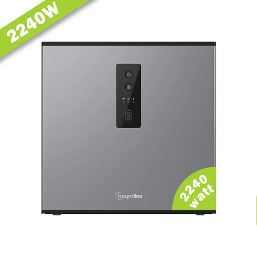 Hoymiles Solarspeicher 2240Wh - Gewerbe, Industrie & Wissenschaft - Plug & Play Speicher für PV-Anlagen, IP65 wasserdicht und ideal für Balkonkraftwerke mit 2,24 kW Leistung.