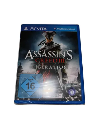 Assassin's Creed III: Liberation für Sony PS Vita - Action-Adventure-Spiel von Ubisoft für die PlayStation Vita, mit fesselnder Story und einzigartigen Charakteren, USK ab 16 Jahren.