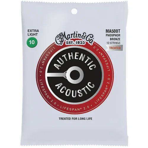 Saiten Westerngitarre Martin Guitars MA-500T Gitarren Saiten Gitarrensaiten NEU