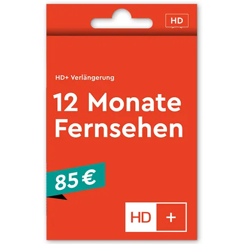 HD+ Verlängerung für alle HD plus Karten, 12 Monate Laufzeit - TV-Smartcards mit Pre-Paid HD+-Verlängerung, täglich versandfertig und bereits über 12.000 Verkäufe – genießen Sie ununterbrochenes HD-Fernsehen!