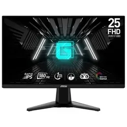MSI G255F 24.5" Full HD Gaming Monitor - Monitore mit 62,2 cm (24,5') Bildschirmdiagonale und 1 ms Reaktionszeit für flüssiges Gaming-Erlebnis, ideal für passionierte Gamer.