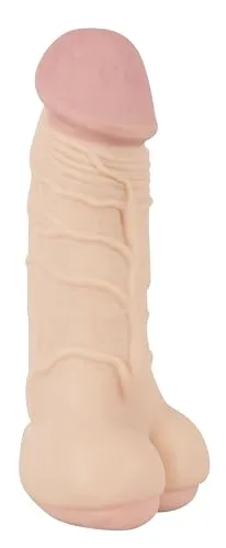 Nature Skin 2in1 Extension + Mastubator - Sexspielzeug für Männer, stimulierender Penis-Sleeve mit hautähnlicher Struktur für realistische Erfahrungen und effektive Penisverlängerung.
