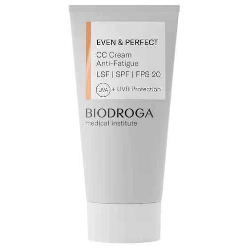 BIODROGA Medical Institute EVEN & PERFECT CC Cream - CC Cream mit Anti-Fatigue-Effekt und SPF 20, passt sich dem Hautton an und kaschiert kleine Makel für einen frischen, vitalen Teint.