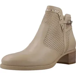 NERO GIARDINI BOTIN TACON ELBA Beige - Luftige Stiefelette mit Reißverschluss - Modische und komfortable Stiefelette von Nero Giardini mit hochwertigem Leder und Wechselfußbett. Ideal für die City, bietet sie stilvolle Eleganz und praktischen Komfort im Alltag.