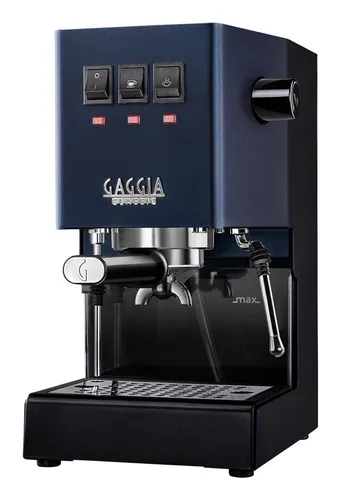 Gaggia Classic Evo blau RI9481/15 - Siebträgermaschine - Siebträgermaschine mit 15 Bar Druckpumpensystem, ideal für Espresso und Cappuccino. 2,1 Liter Wassertank und Dampfdüse für perfekten Milchschaum.