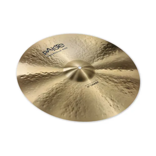 Paiste Formula 602 Crash 17" - Modern Essentials - Becken mit handgehämmertem CuSn20 Bronze für einen warmen, komplexen Klang. Ideal für Rock, Jazz und mehr – perfekt für Studio und Live-Einsätze.