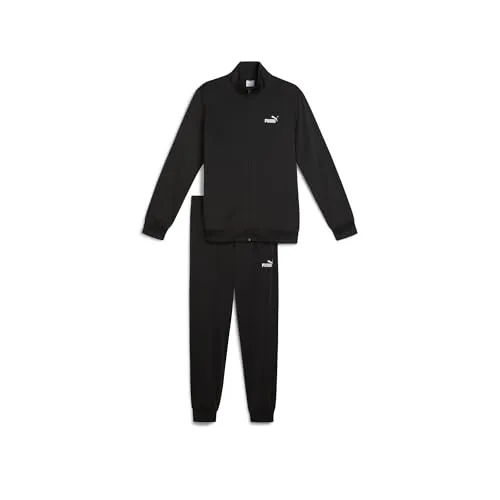 PUMA Unisex ESS Poly Suit cl - Sportanzug für aktive Lebensstile - Robuster ESS Poly Suit cl in PUMA Black, ideal für verschiedene Sportarten und langlebig für den täglichen Einsatz.