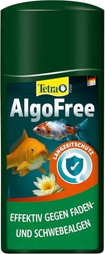 Tetra Pond AlgoFree Algenvernichter 500 ml - Effektiver Algenvernichter für Gartenteiche, der Faden- und Schwebealgen langfristig bekämpft. Ideal zur Unterstützung der Teichpflege und zur Vorbeugung von Algenblüten. Einfach zu dosieren, für klare Wasserverhältnisse.