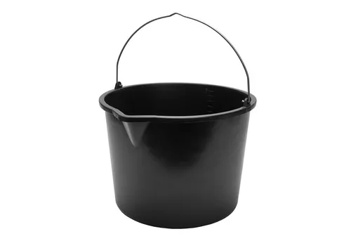 Garronda Baueimer 20-tlg. Set – Robuster Mörteleimer mit Metallhenkel - Vielseitiger Baueimer aus recyceltem Kunststoff, ideal für Bau, Garten und Haushalt. Stabil, stapelbar und bruchsicher – perfekt für Mörtel, Beton und mehr!