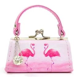 Mario Moreno Geldbörse Flamingo Portemonnaie Geldbeutel Mini Bag Colorline - Rosa
