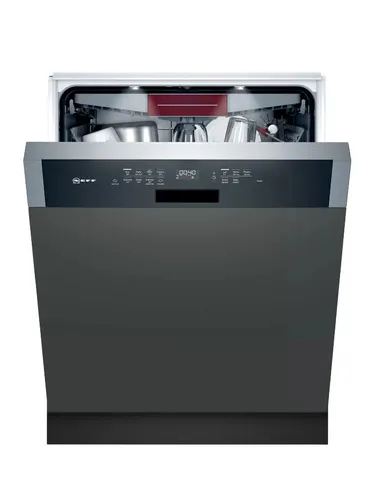 Neff S147ZCS35E - Teilintegrierter Geschirrspüler 60 cm, energieeffizient mit nur 42 dB, Home Connect und 14 Maßgedecken