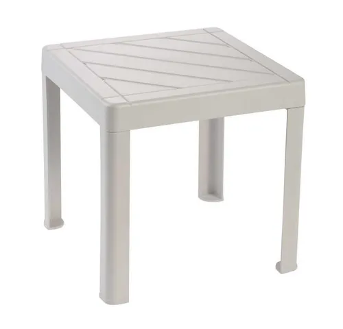 ONDIS24 Beistelltisch Tavolino – UV-beständig und leicht - Der Beistelltisch Tavolino ist ideal für den Garten oder Balkon. Er überzeugt mit einem stabilen Stand und einem Gewicht von nur 3 kg. Genießen Sie Ihre Snacks und Getränke auf einem stilvollen Tisch, der UV-beständig und pflegeleicht ist.