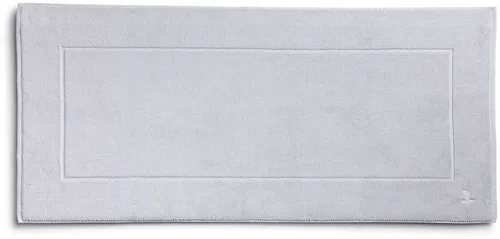 Möve Badematte Superwuschel, quadratisch, silver - Badematte aus 100% Baumwolle, beidseitig nutzbar und fußbodenheizungsgeeignet, ideal für ein gemütliches Badezimmer.