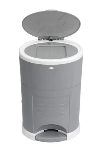 Korbell KM250DSG STANDARD - Umweltfreundlicher Windel-Kleiderbehälter - Baby-Windeleimer mit Fußpedal für hygienische Handhabung und 240 Lagen Kapazität, ideal für umweltbewusste Eltern.
