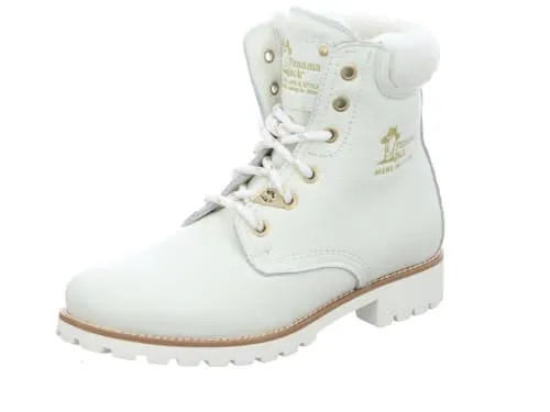 Panama Jack Damen Panama 03 Igloo Trav Combat Boot - Wanderschuhe, wasserdichtes Nappa-Leder und warmes Naturfell für höchsten Komfort in jedem Wetter, hergestellt in Spanien.