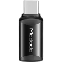 Mcdodo OT-7700 Lightning-auf-USB-C-Adapter, schwarz - Schwarz