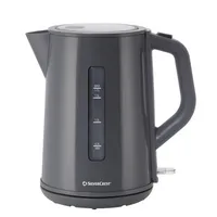 SILVERCREST Wasserkocher Edelstahl "SWKC 3000 F4" (Grau) - Küchengeräte mit hochwertigem Edelstahlgehäuse und Original Otter Qualitäts-Thermostat-System für optimale Sicherheit und Energieeffizienz.