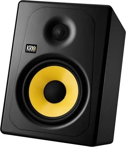 KRK Systems Kreate 8 Studio Monitor - Wireless - Drahtloser Studio-Monitor mit 8" Glasfaser-Tieftöner und Bluetooth 5.3. Ideal für präzises Audio-Tracking und Mixing, bietet kraftvollen Klang und flexible EQ-Optionen.