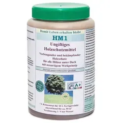 Masid HM1 Holzschutzmittel Konzentrat 1 Liter - Holzschutzmittel auf Wasserbasis, 100% biologisch abbaubar und lebensmittelecht. Ideal für nachhaltigen Holzschutz ohne Schadstoffe, schützt und veredelt Holzoberflächen.