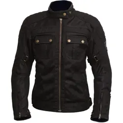 Merlin Shenstone Air Damen Motorrad Textiljacke - Größe M, schwarz - Motorradjacke aus exklusivem Halley Stevensons®-Gewebe mit ballistischen Mesh-Einsätzen für optimale Atmungsaktivität und Kühlung, ideal für heiße Tage.